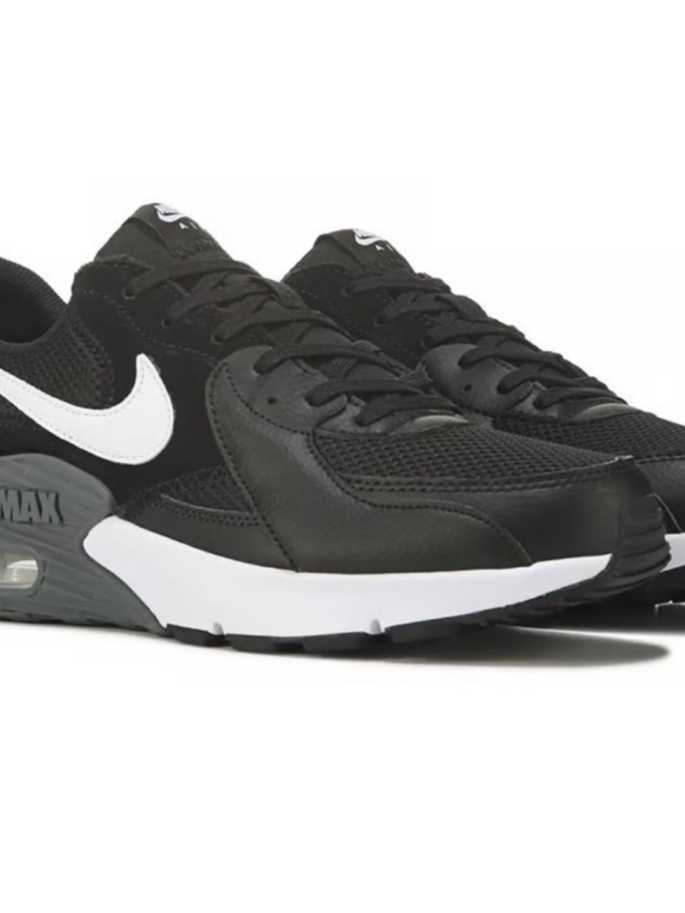 Nike Black and White Air Max Low-Top Sneakers